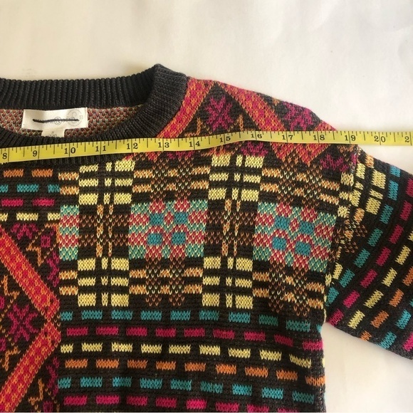 Treasure & Bond Kids' Cotton Patchwork Knit Sweater Size S 7/8 - Picture 5 of 9